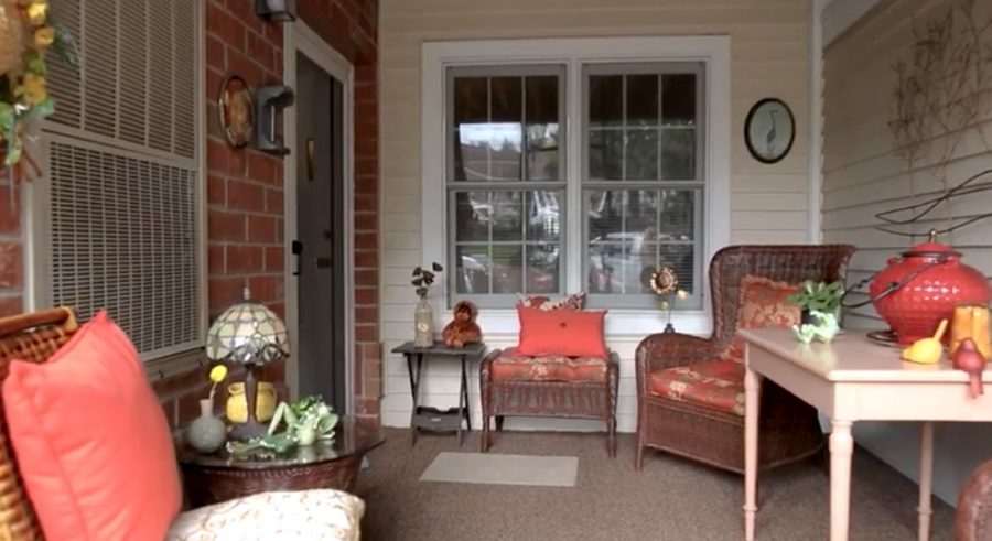 Beautiful porch at the Highlands