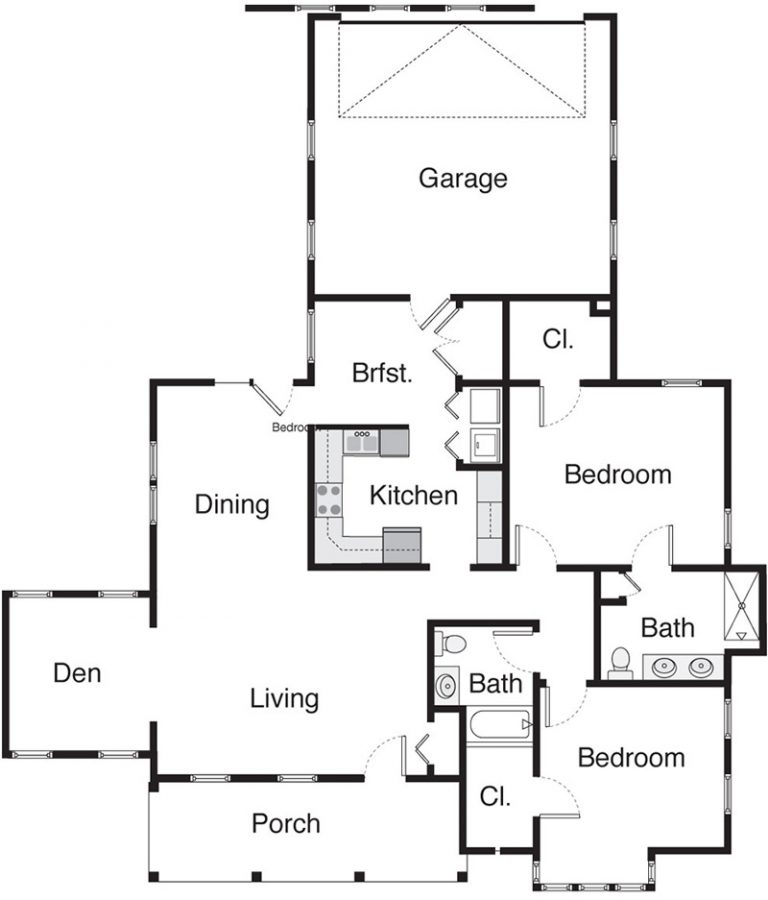 Floor plan drawing