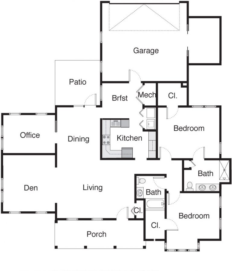 Floor plan drawing