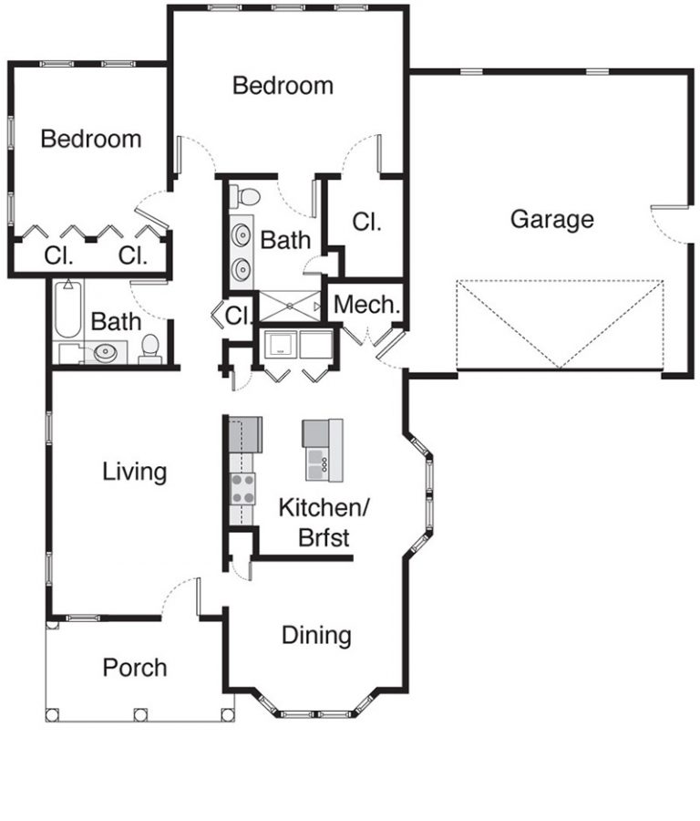 Floor plan drawing