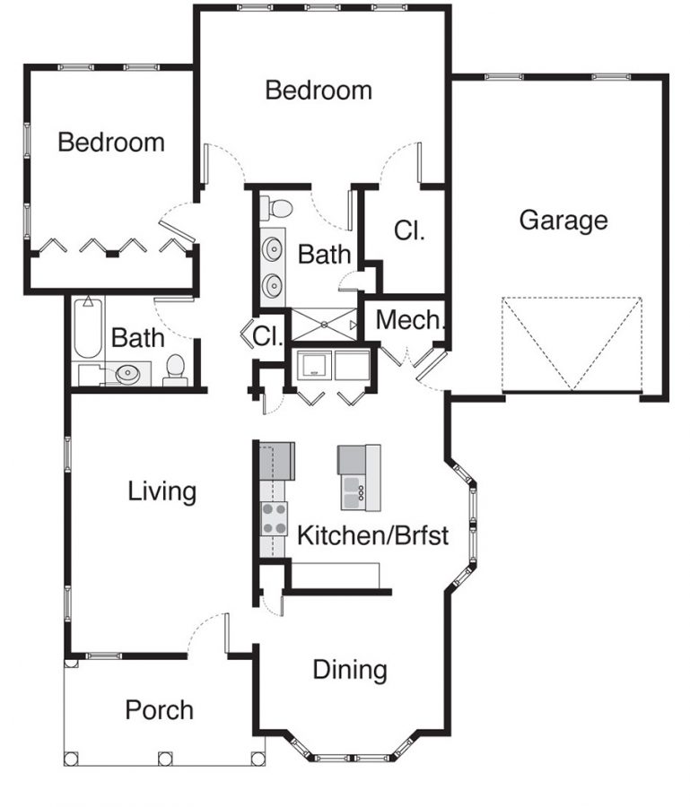 Floor plan drawing